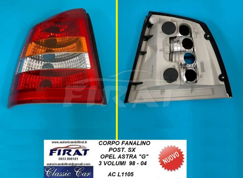 FANALINO OPEL ASTRA G 98 - 04 POST.SX (L1105)